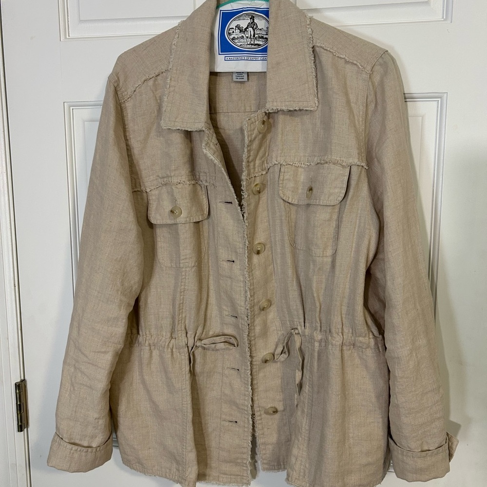 Tommy Bahama Two Palms Linen Utility Jacket